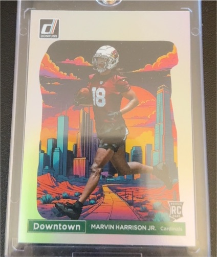 2024 Donruss Downtown #12 Marvin Harrison Jr. — front