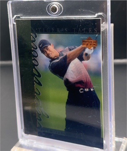 2001 Upper Deck Tiger's Tales #TT23 Tiger Woods Rookie — front