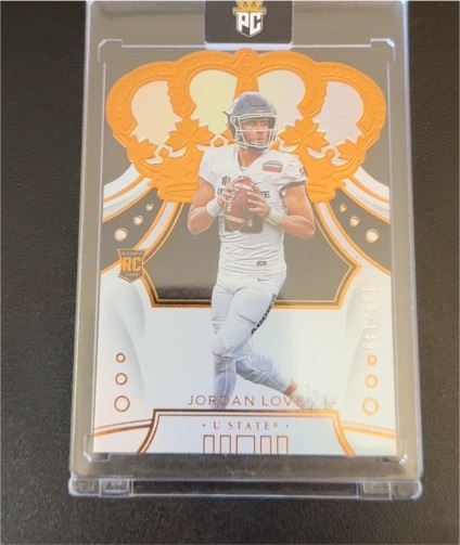 2020 Panini Chronicles Draft Picks - Crown Royale #28 Jordan Love — front