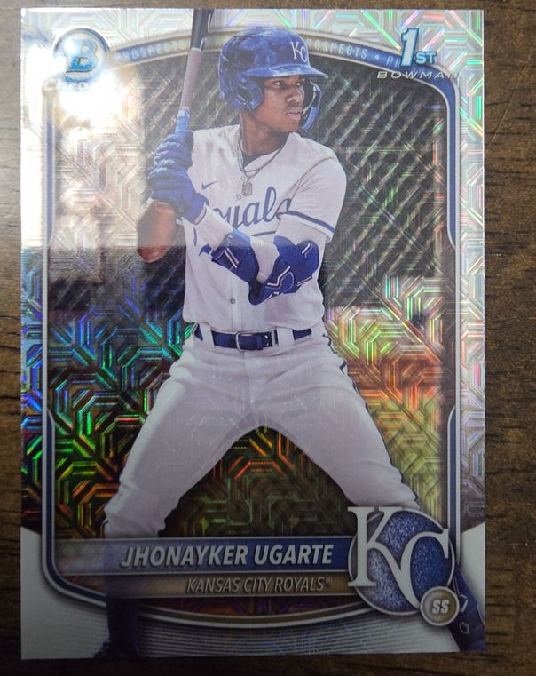 2025 Bowman Chrome Prospects #BCP-123 Jhonayker Ugarte — front
