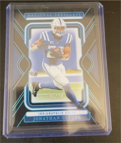2024 Panini National Treasures Jonathan Taylor — front