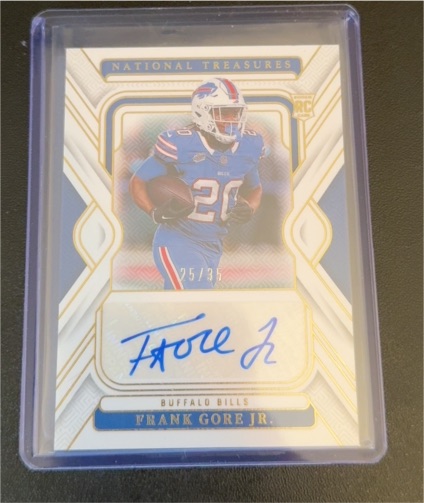 2024 Panini National Treasures #102 Frank Gore Jr. — front