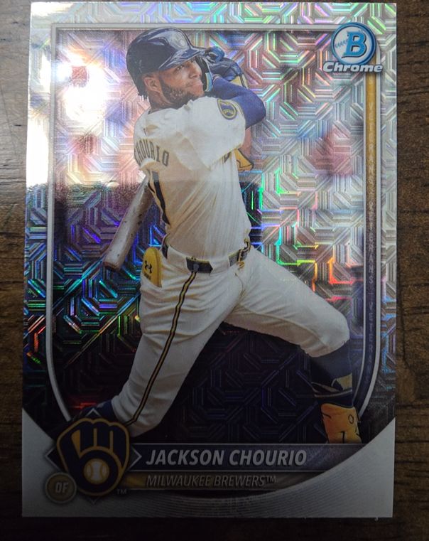 2025 Bowman Chrome #11 Jackson Chourio — front