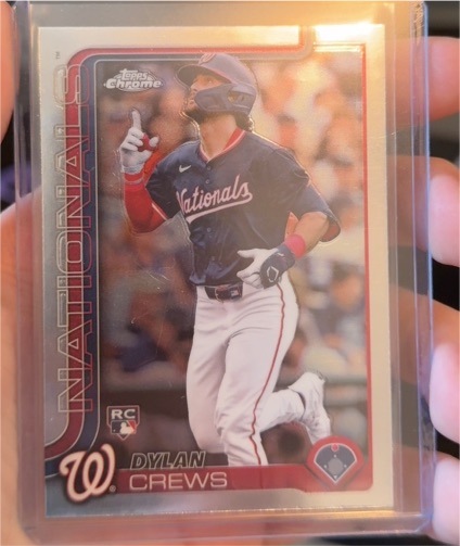 2025 Topps Chrome #146 Dylan Crews — front