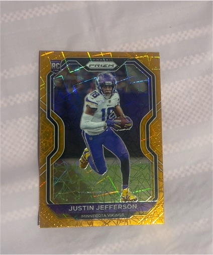 2020 Panini Prizm #398 Justin Jefferson — front