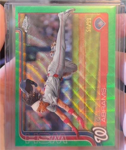 2025 Topps Chrome #50 CJ Abrams — front
