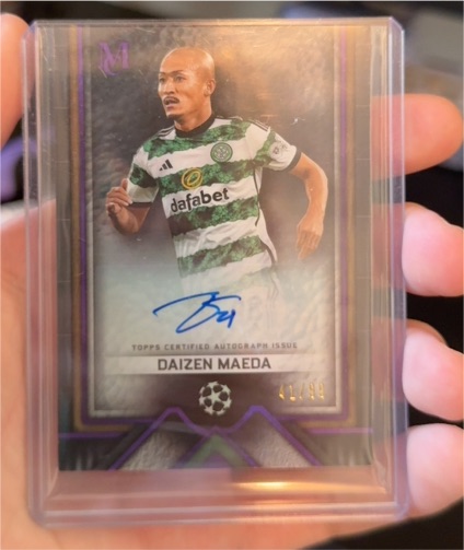 2023-24 Topps Museum UEFA #AA-DM1 Daizen Maeda — front
