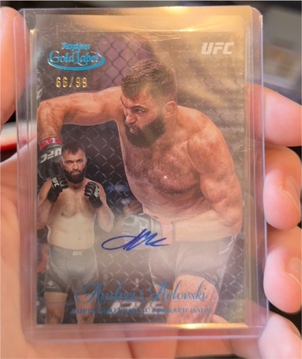 2024 Topps Gold Label UFC #GLA-ARL Andrei Arlovski Autograph — front