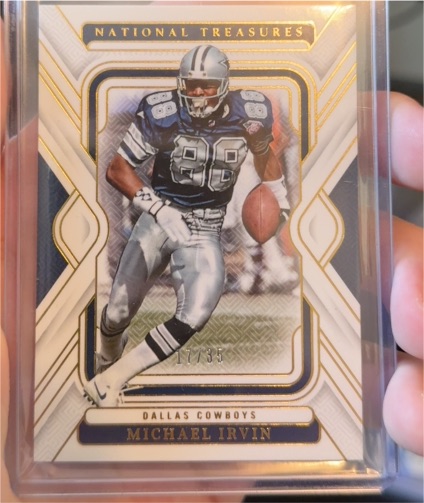 2024 Panini National Treasures #173 Michael Irvin — front