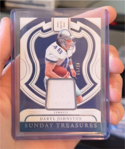 2024 Panini National Treasures Sunday Treasures #47 Daryl Johnston — front