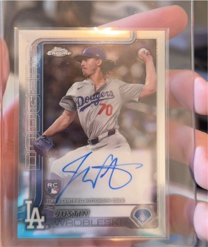 2025 Topps Chrome #RA-JWR Justin Wrobleski — front