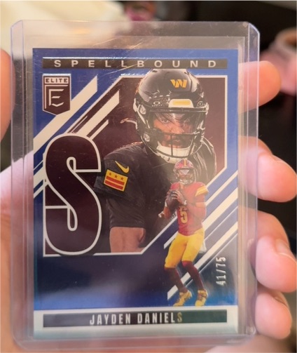 2025 Donruss Elite #14 Jayden Daniels Spellbound S — front