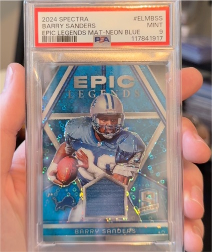 2024 Panini Spectra Epic Legends #ELMBSS Barry Sanders — front