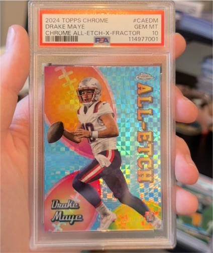 2024 Topps Chrome #CAE-DM Drake Maye — front