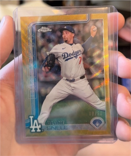 2025 Topps Chrome #175 Blake Snell — front