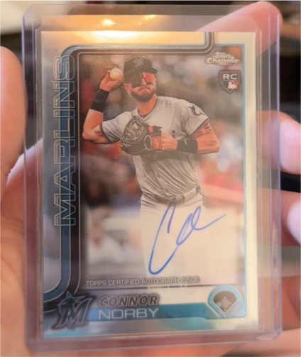 2025 Topps Chrome #RA-CN Connor Norby — front