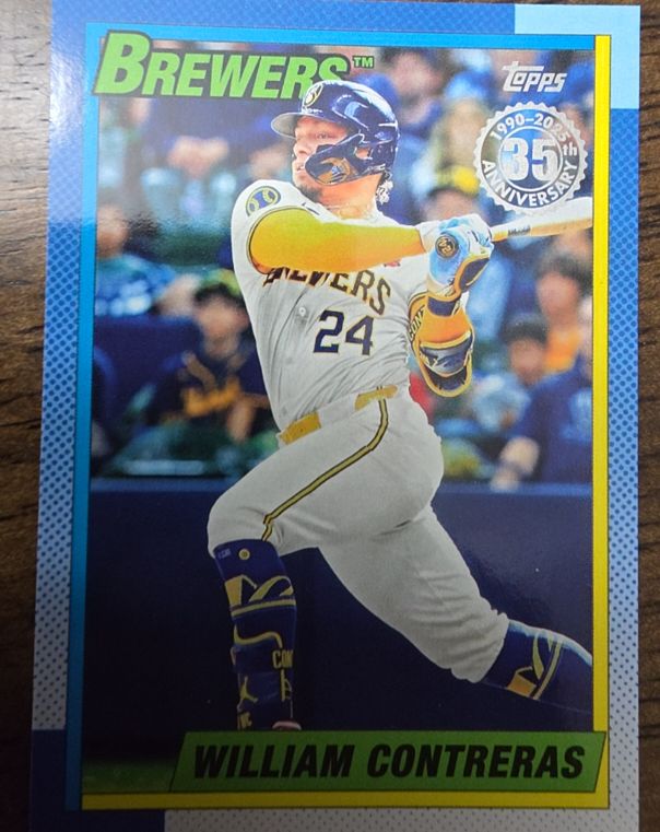 2025 Topps Series 2 #90B2-17 William Contreras — front