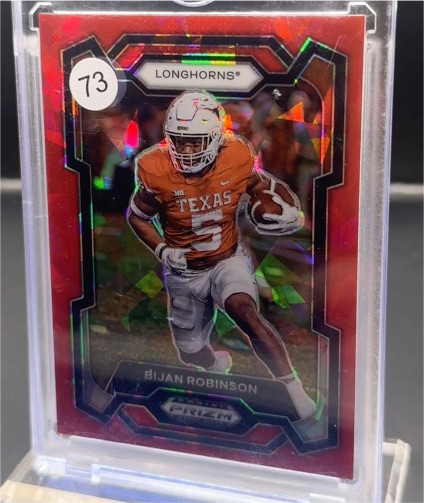 2024 Panini Prizm Draft Picks #14 Bijan Robinson — front