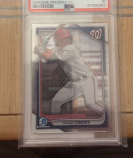 2024 Bowman Chrome Prospects #BCP-23 Dylan Crews — front