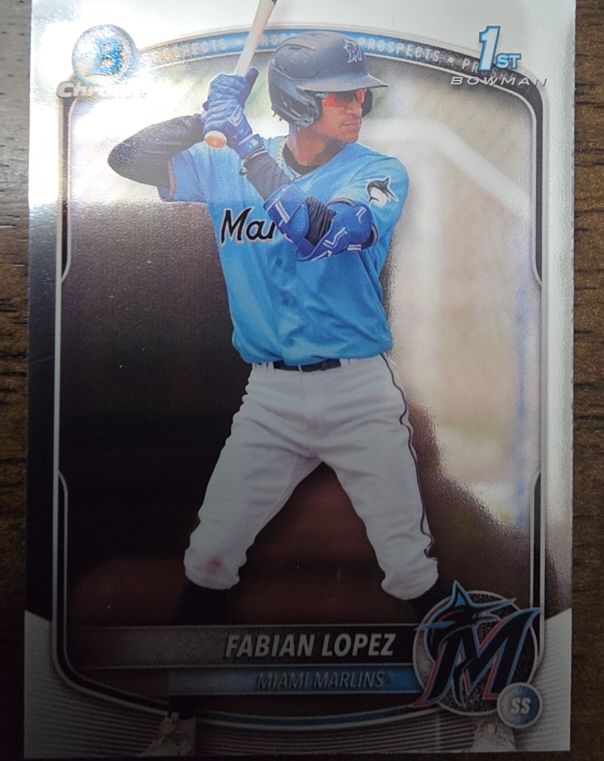 2025 Bowman Prospects #BP-19 Fabian Lopez — front