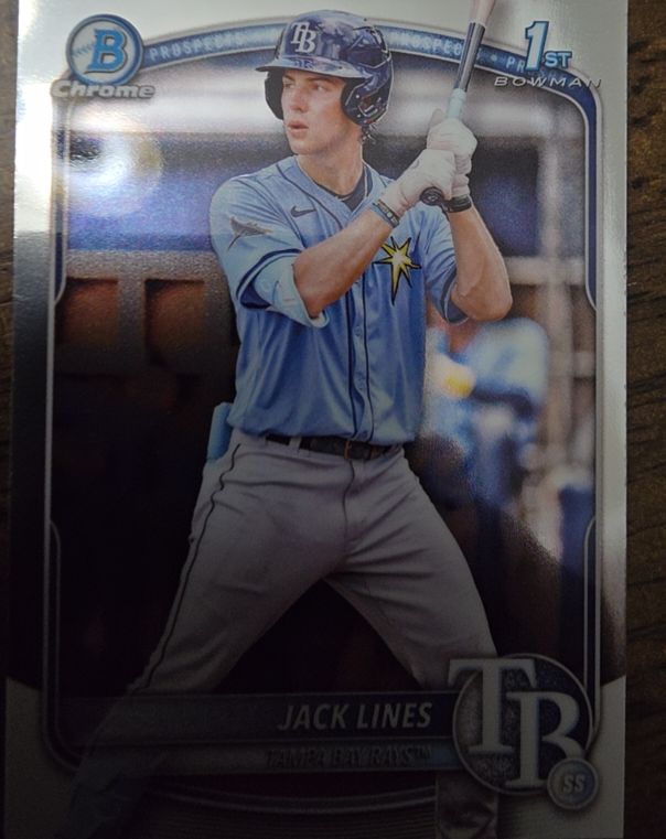 2025 Bowman Chrome Prospects #BCP-64 Jack Lines — front