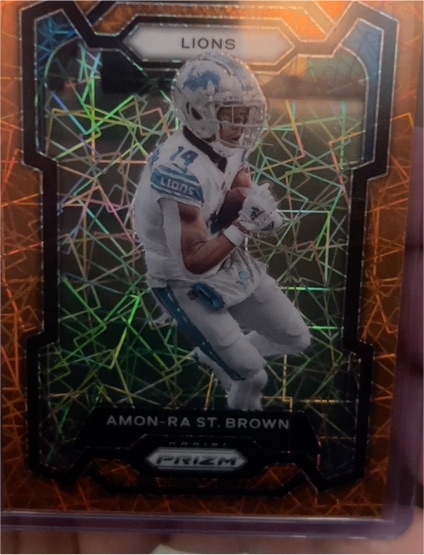 2023 Panini Prizm #96 Amon-Ra St. Brown — front