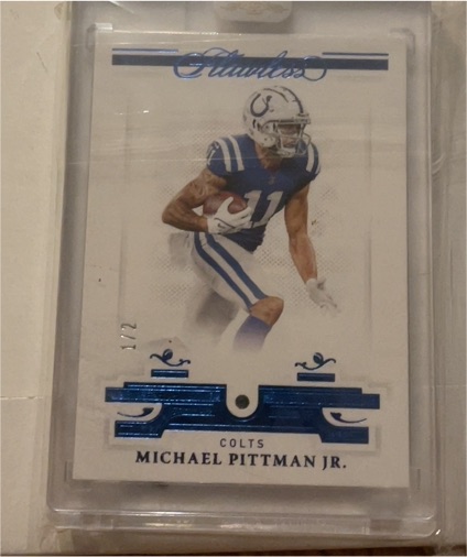 2021 Panini Flawless #1 Michael Pittman Jr. — front