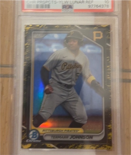 2024 Bowman Chrome Prospects #BCP-24 Termarr Johnson — front