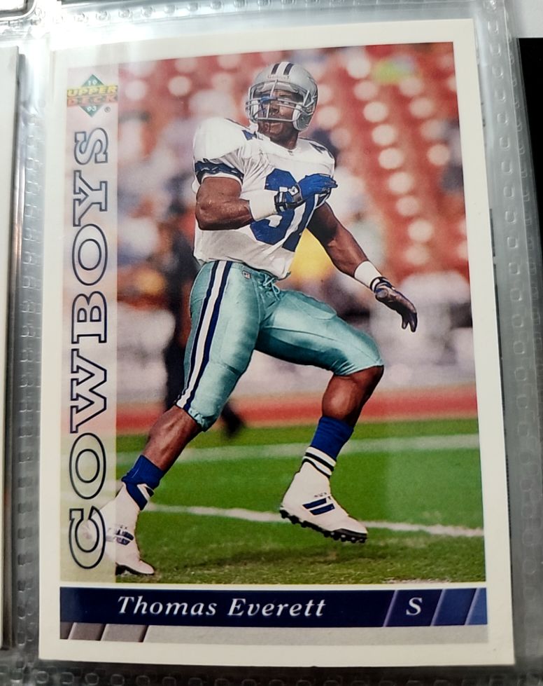 1993 Upper Deck #S Thomas Everett — front