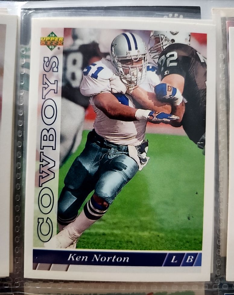 1993 Upper Deck #205 Ken Norton — front