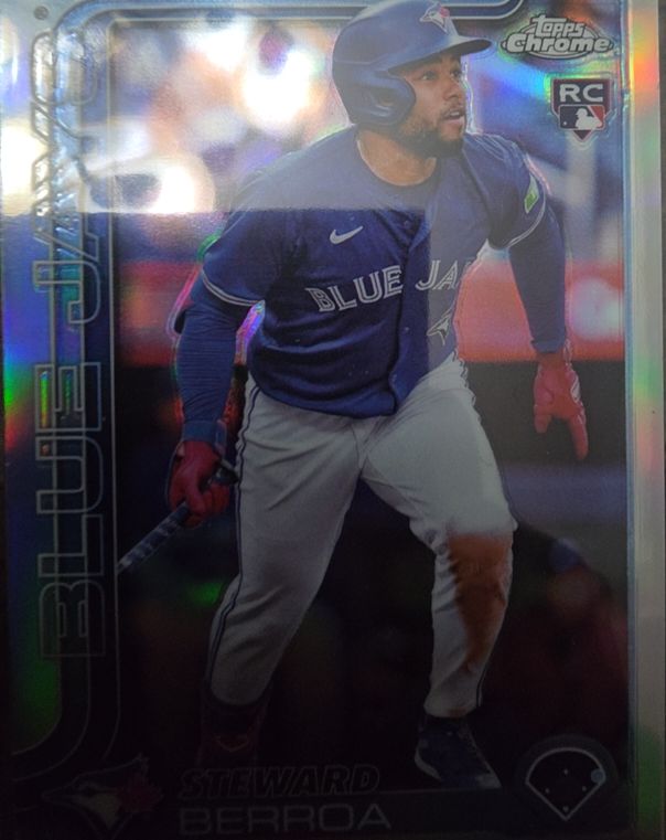 2025 Topps Chrome #163 Steward Berroa — front