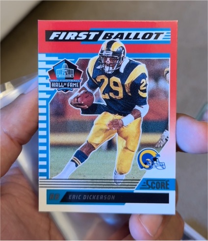 2025 Panini Score #4 Eric Dickerson First Ballot — front