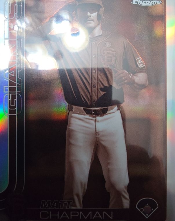 2025 Topps Chrome #148 Matt Chapman Sepia Refractor — front