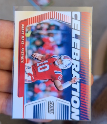 2025 Panini Score Celebration #C-DMA Drake Maye — front