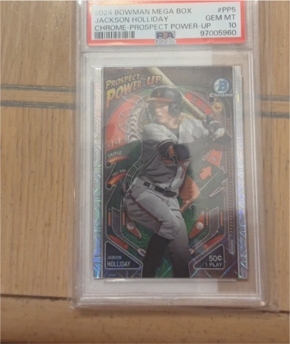 2024 Bowman Chrome Prospect Power-Up #PP-5 Jackson Holliday — front