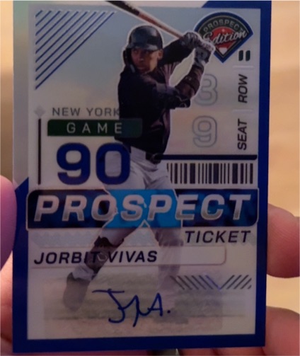 2024 Panini Prospect Edition #97 Jorbit Vivas — front