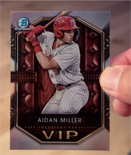 2025 Bowman Chrome #VIP-19 Aidan Miller — front