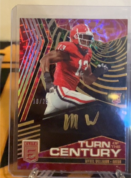 2025 Donruss Elite Turn of the Century Kyler Williams #Turn of the Century — front