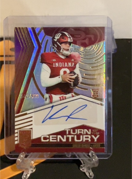 2025 Donruss Elite Turn of the Century Auto #/499 Kurtis Rourke — front