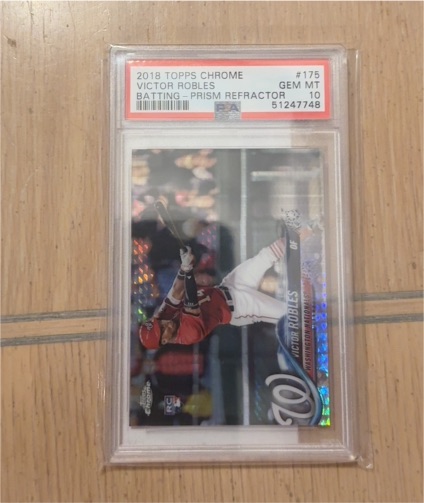 2018 Topps Chrome #175 Victor Robles — front
