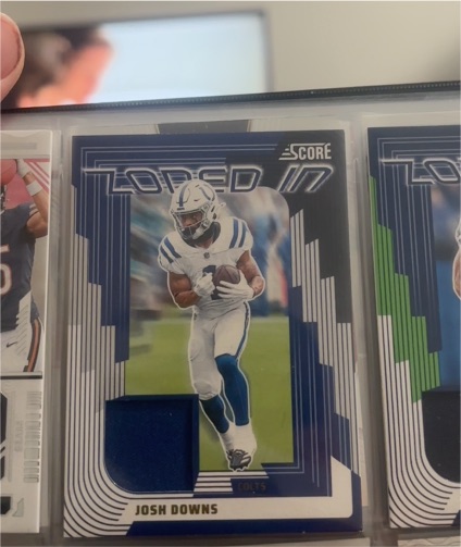 2025 Panini Score #ZON-JDS Josh Downs — front