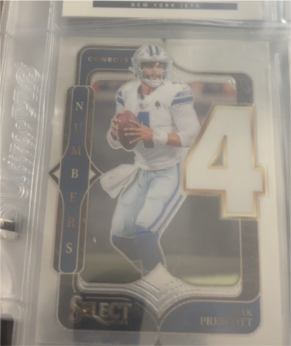 2024 Panini Select - Select Numbers #14 Dak Prescott — front