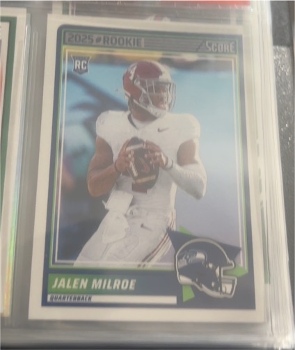 2025 Panini Score #29 Jalen Milroe — front