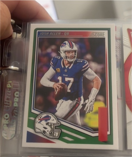2025 Panini Score #159 Josh Allen — front