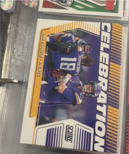 2025 Panini Score Celebration #C-SDA Sam Darnold — front