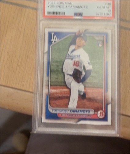 2024 Bowman #36 Yoshinobu Yamamoto — front