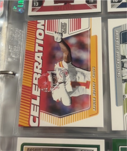 2025 Score Celebration Insert #C-XXW Xavier Worthy — front