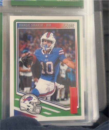 2025 Panini Score #unknown Khalil Shakir — front