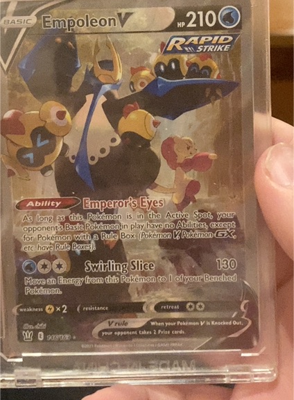 2021 Pokémon Sword & Shield Battle Styles #146/163 Empoleon V — front
