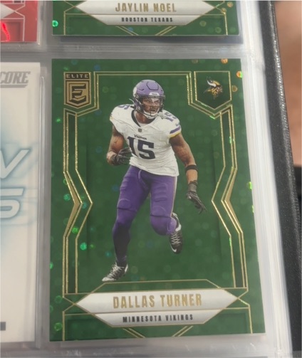2025 Panini Elite Dallas Turner — front